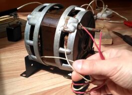 How to connect a motor from an old washing machine