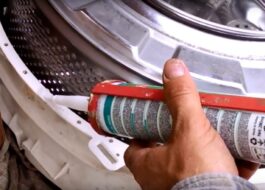 Anong sealant ang gagamitin para i-seal ang isang washing machine drum