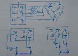 Connecting the motor from the Vyatka-automatic washing machine