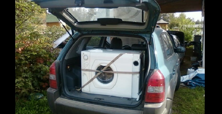 transportation of a typewriter in a passenger car