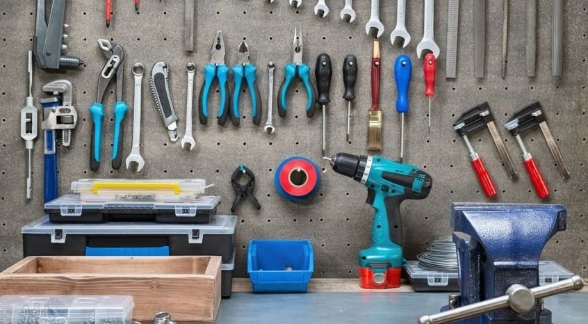 ensemble d'outils de garage standard