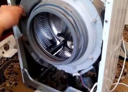 Disassembling the Vestel washing machine