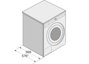 Độ sâu của máy giặt là bao nhiêu?