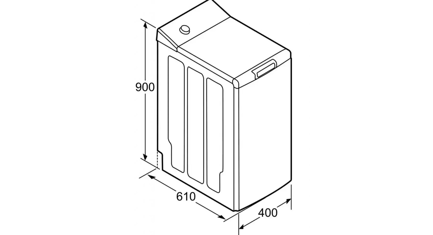 taille CM chargement par le haut