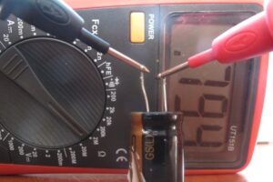 How to check a washing machine capacitor with a tester