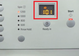 Timer freezes on washing machine