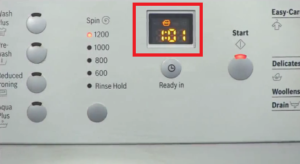 Timer freezes on washing machine