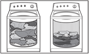 The operating principle of a semi-automatic washing machine