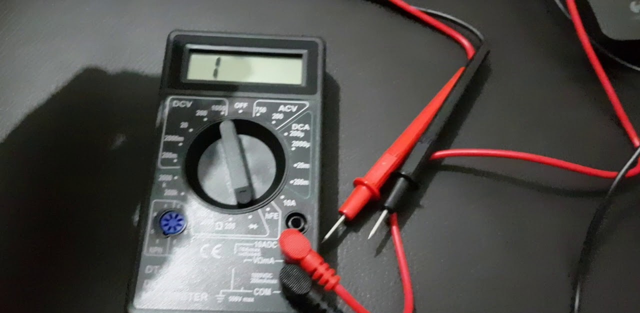 Let's check the FPS with a multimeter