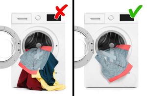 What items should not be washed together in the washing machine?