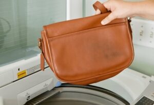 Washing leatherette in a washing machine