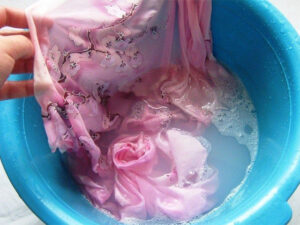 Washing chiffon