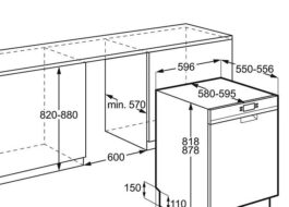 Electrolux dishwasher dimensions