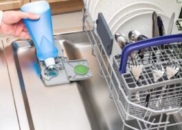 How much rinse aid should I put in my dishwasher?