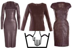 Washing leather dresses