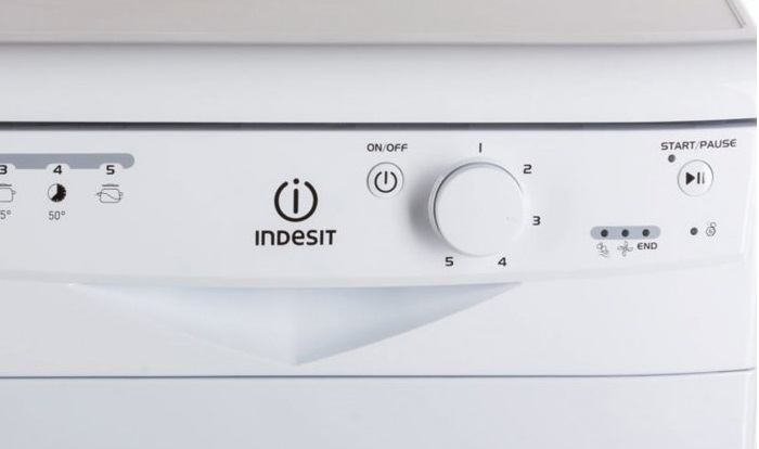 Indesit mosogatógép programválasztó gombbal