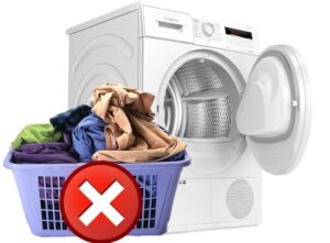 Quels articles ne doivent pas être séchés au sèche-linge ?