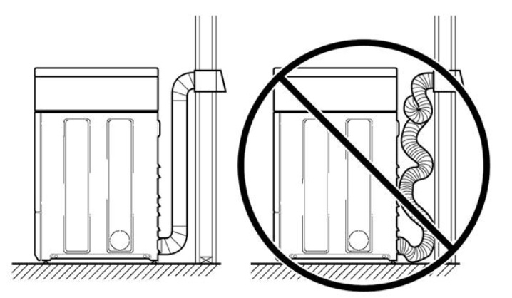 installation of a ventilation type dryer