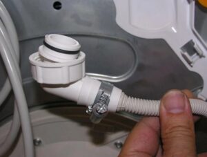 How to connect a dryer to the sewer