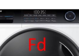 Error code Fd sa mga washing machine at dryer ng Haier