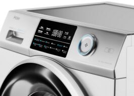 First launch of the Haier washing machine