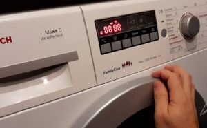 Rebooting a Bosch washing machine