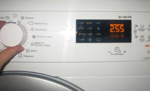 Resetting an Electrolux washing machine