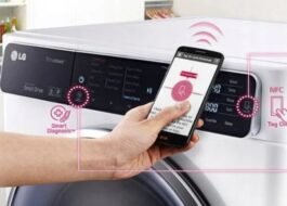 How to use the Tag on function in an LG washing machine