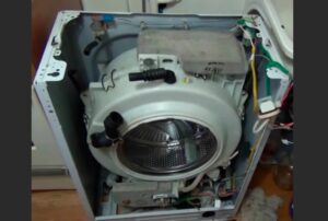 Disassembling the Gorenje washing machine