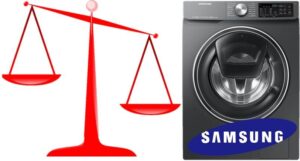 Samsung washing machine weight