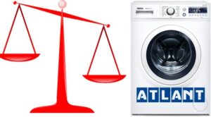 How much does the Atlant washing machine weigh?