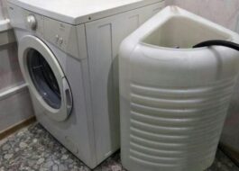 How to install a washing machine with a water tank