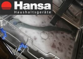 Hansa dishwasher does not drain water