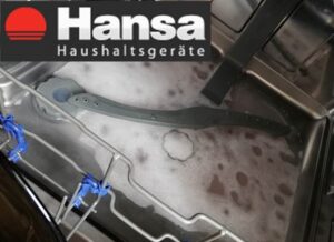 Hansa oppvaskmaskin tapper ikke vann