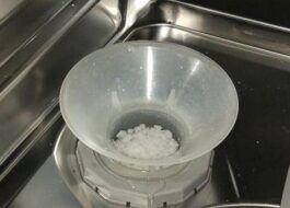 How often should you put salt in the dishwasher?