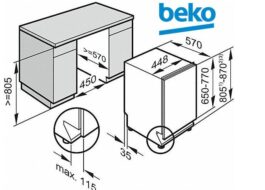 Sådan installeres en Beko opvaskemaskine