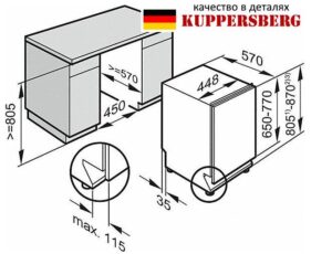 Kaip sumontuoti Kuppersberg indaplovę