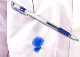 How to remove ink from a pen in a washing machine