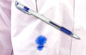 How to remove ink from a pen in a washing machine