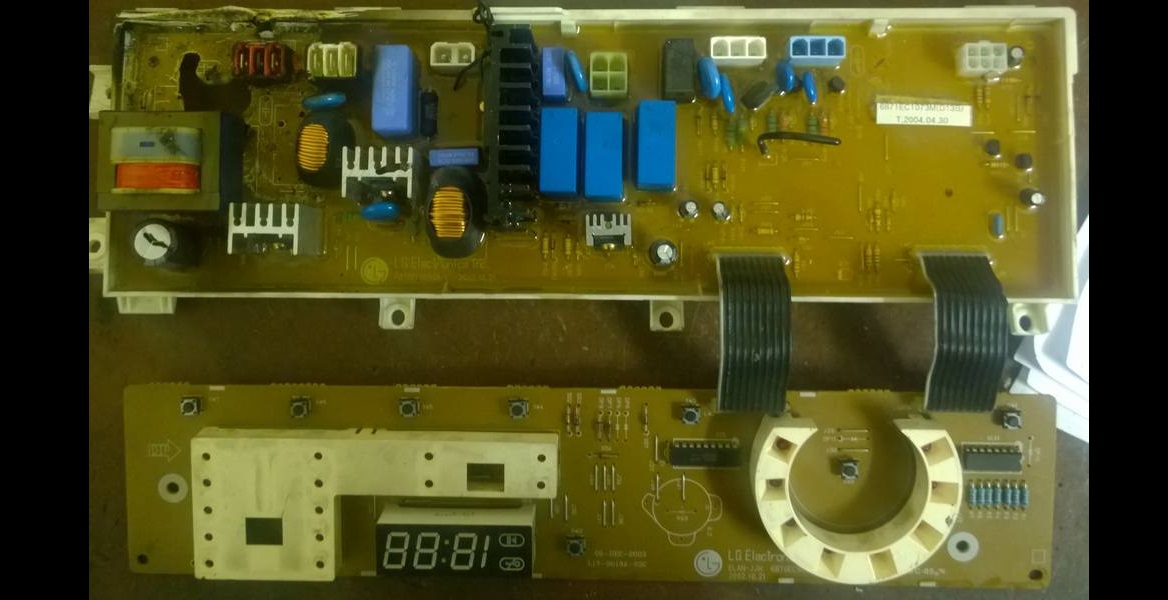 disassembling the LG CM control unit