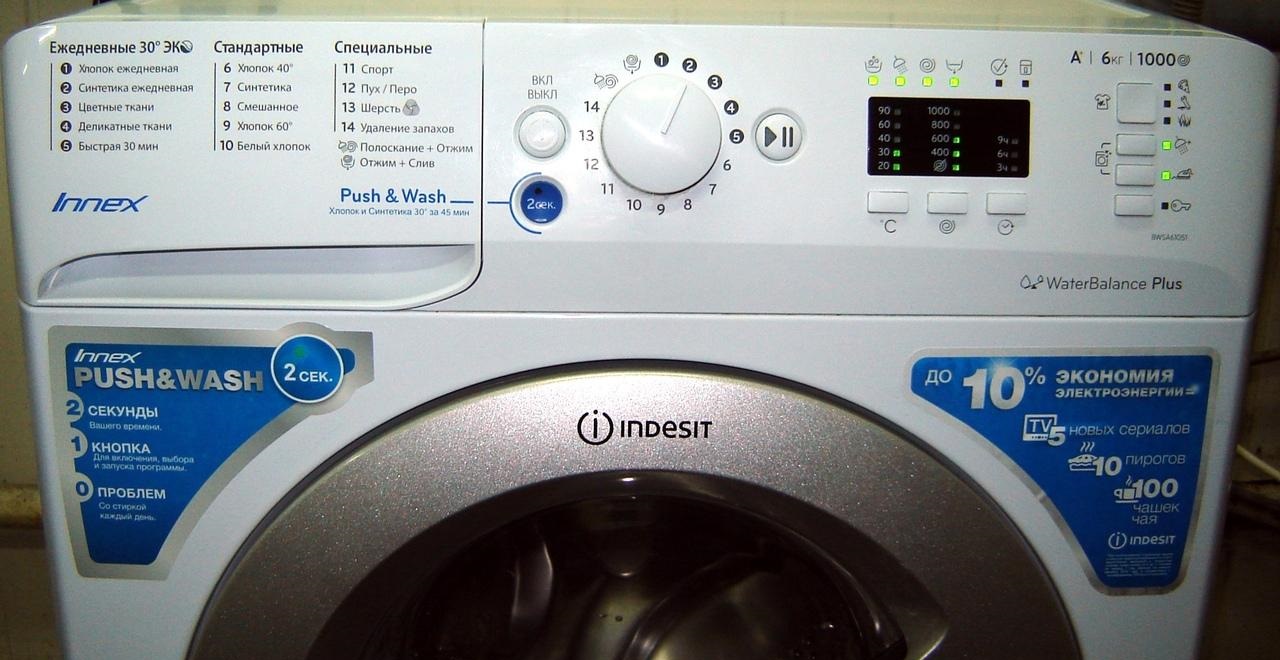 เครื่องทำงาน Indesit Innex