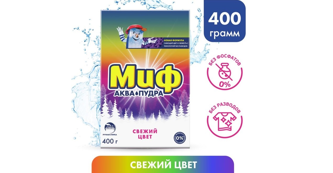 Myth Aqua powder Svěží barva