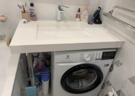 Rating of sinks above the washing machine