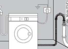 Comment positionner correctement le tuyau de vidange de la machine à laver