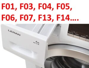 Leran washing machine error codes