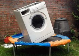 New washing machine jumps during spin cycle