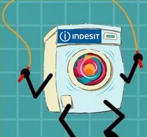 Το πλυντήριο ρούχων Indesit αναπηδά πολύ κατά τη διάρκεια του κύκλου στυψίματος