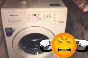 Samsung washing machine makes a lot of noise when spinning