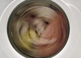 The washing machine takes a long time to spin