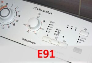 Fel E91 i en Electrolux tvättmaskin